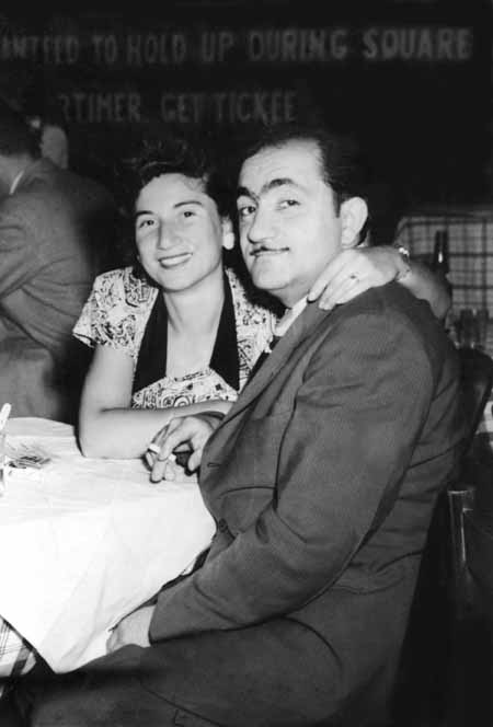 Fran&ccedil;ois' parents Bahija & George